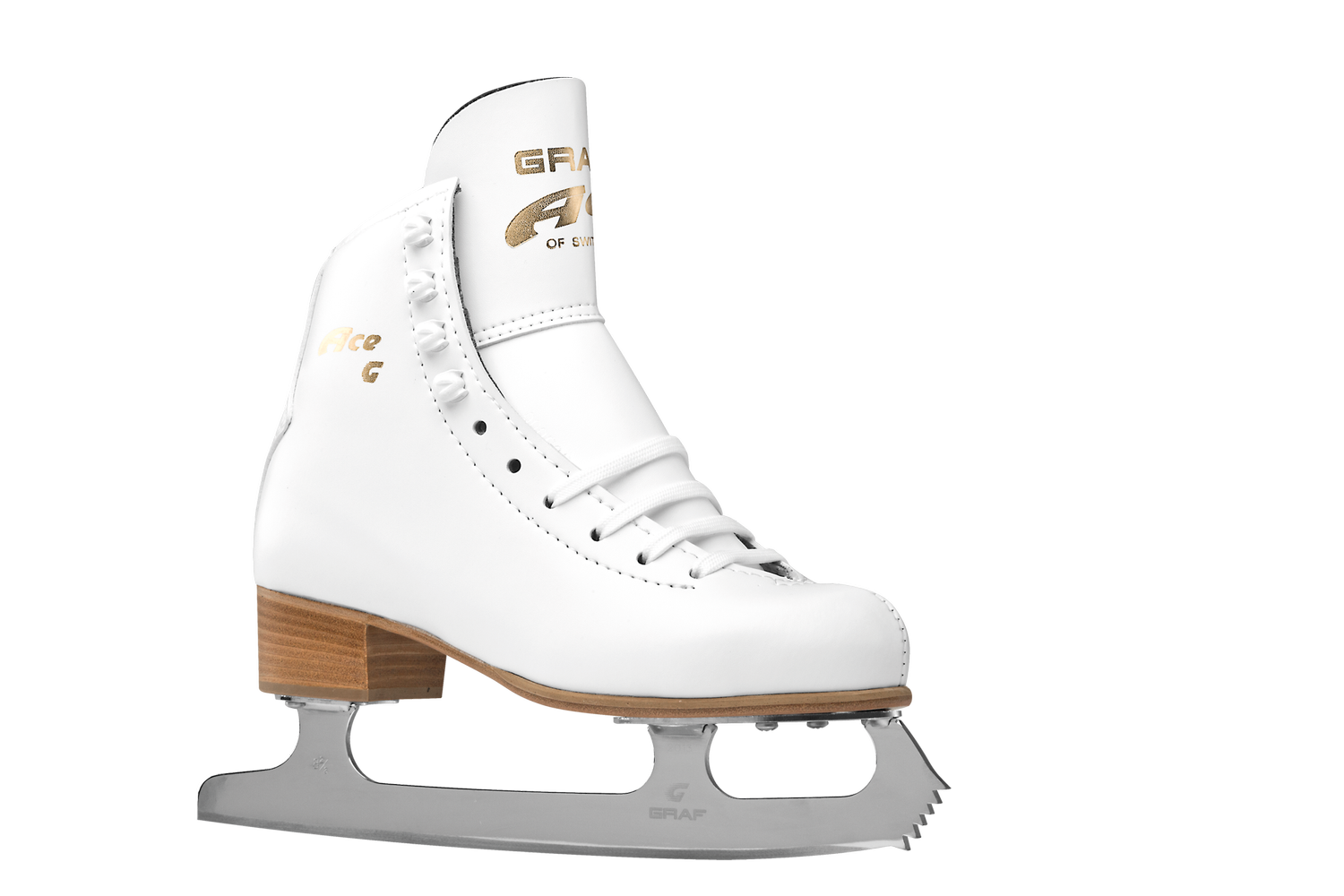 GRAF ACE Figure Skates for Children - White or Black — Silecky Sports